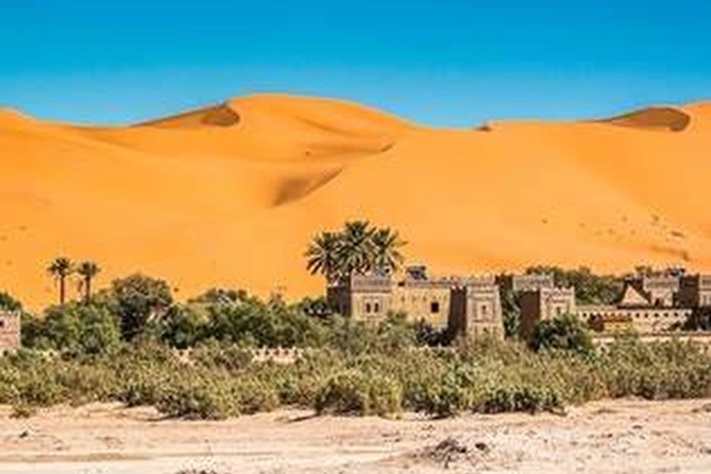 Camel ride in Merzouga