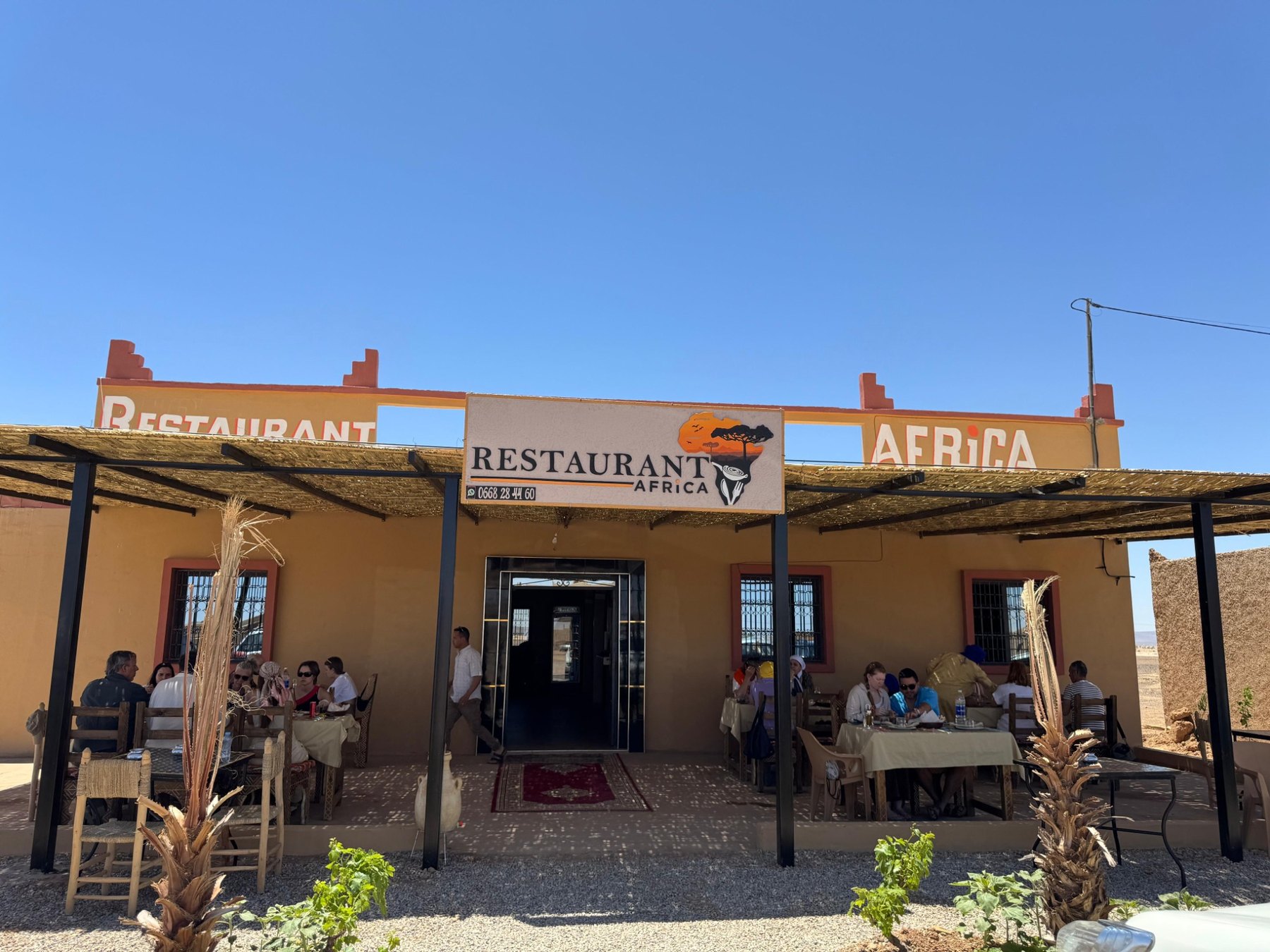Restaurant used during the Merzouga desert experience